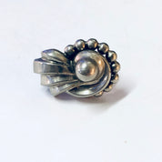 Vintage Earrings, Silver Earrings, Lisner Earrings, Lisner Jewelry, Screw Back Earrings, Unique Earrings, Vintage Jewelry, Funky Earrings