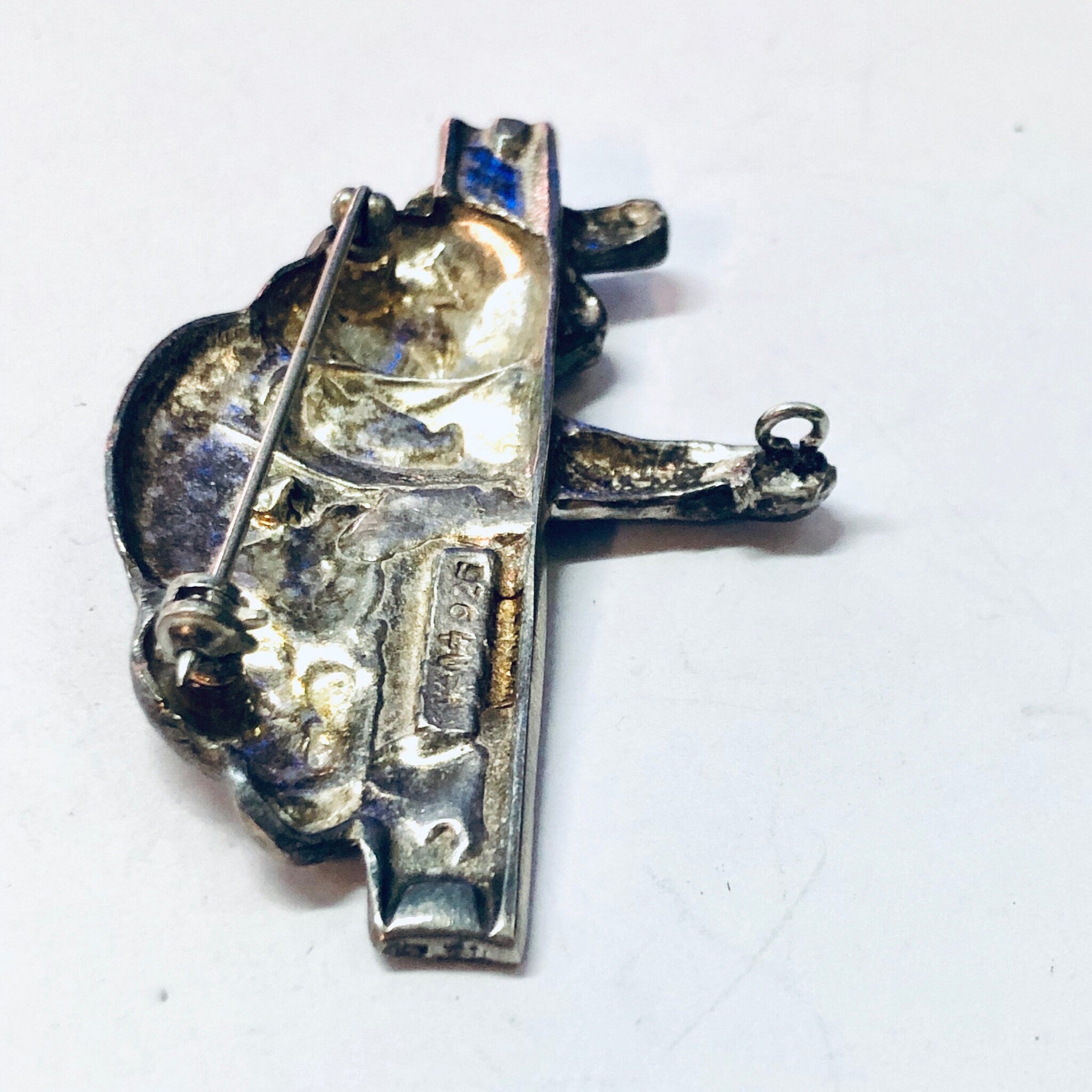 Vintage Brooch, Silver Brooch, Cat Brooch, Cat Pin, Cat Jewelry, Kitty Cat Pin, Cat Lover Gift, Vintage Jewelry, Animal Jewelry, Animal Pin