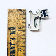 Vintage Brooch, Vintage Pin, Silver Pin, Cat Pin, Cat Brooch, Animal Jewelry, Cat Jewelry, Vintage Jewelry, Small Pin, Cat Lover Pin, 925