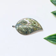 Vintage Brooch, Abalone Brooch, Leave Brooch, Vintage Pin, Silver Brooch, Silver Pin, Leaf Jewelry, Unique Pin, Shell Pin, 925 Brooch, Pin