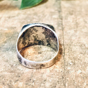 Vintage Ring, Silver Ring, Face Ring, Copper Face, Brass Ring, Statement Jewelry, Unique Ring, Face Jewelry, Vintage Jewelry, Statement Ring
