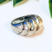 Vintage Ring, Silver Ring, Unique Jewelry, Vintage Jewelry, Statement Ring, Swirl Design, Big Ring, Statement Jewelry, Sleek Ring, 925 Ring
