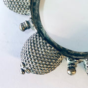 Vintage Bracelet, Silver Bracelet, Bangle Bracelet, India Bracelet, India Silver, Unique Jewelry, Statement Bracelet, Hinged Bracelet, 800