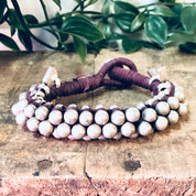 Vintage Bracelet, Beaded Bracelet, India Silver, India Bracelet, Vintage Jewelry, Unique Bracelet, Statement Jewelry, Maroon Bracelet, 925