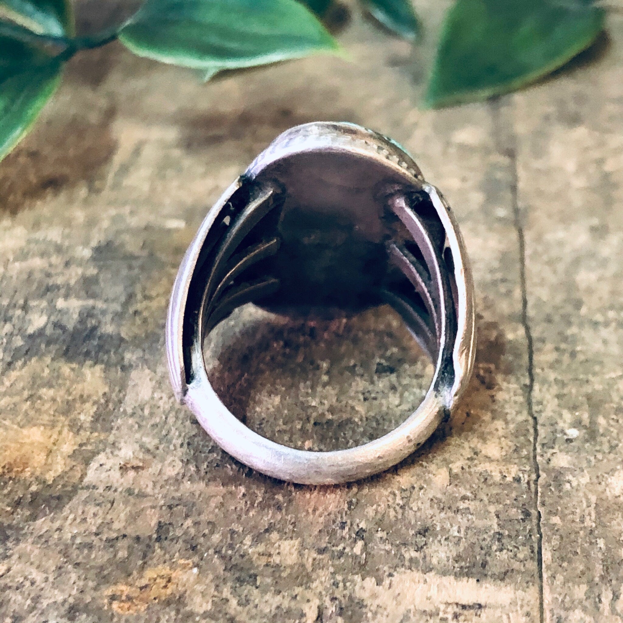 Vintage Ring, Turquoise Ring, Statement Ring, Vintage Jewelry, Turquoise Jewelry, Large Ring, Boho Style, Bohemian Jewelry, Blue Turquoise,