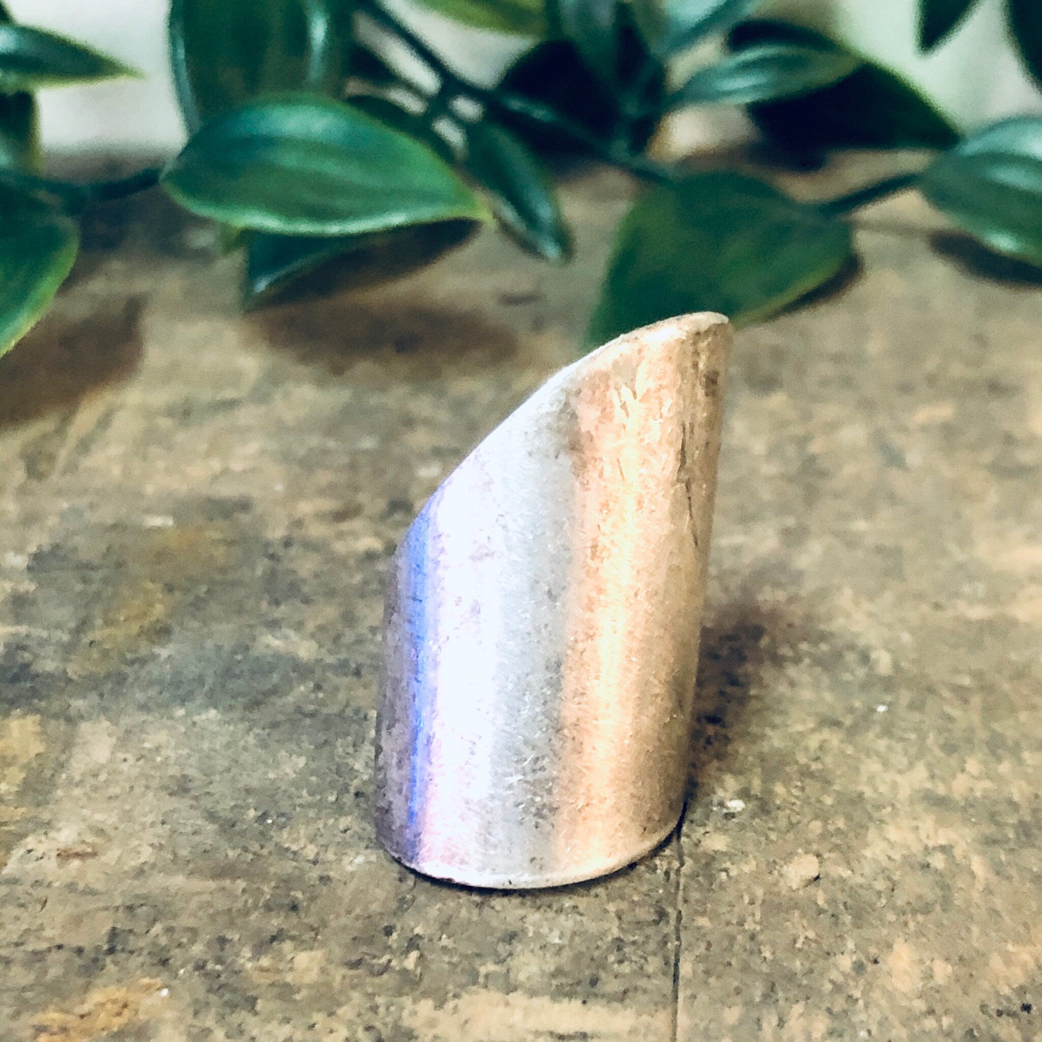 Vintage Ring, Silver Ring, Large Ring, Statement Jewelry, Unique Ring, Pinky Ring, Long Ring, Minimalist Jewelry, Sleek Ring, 925 Ring,