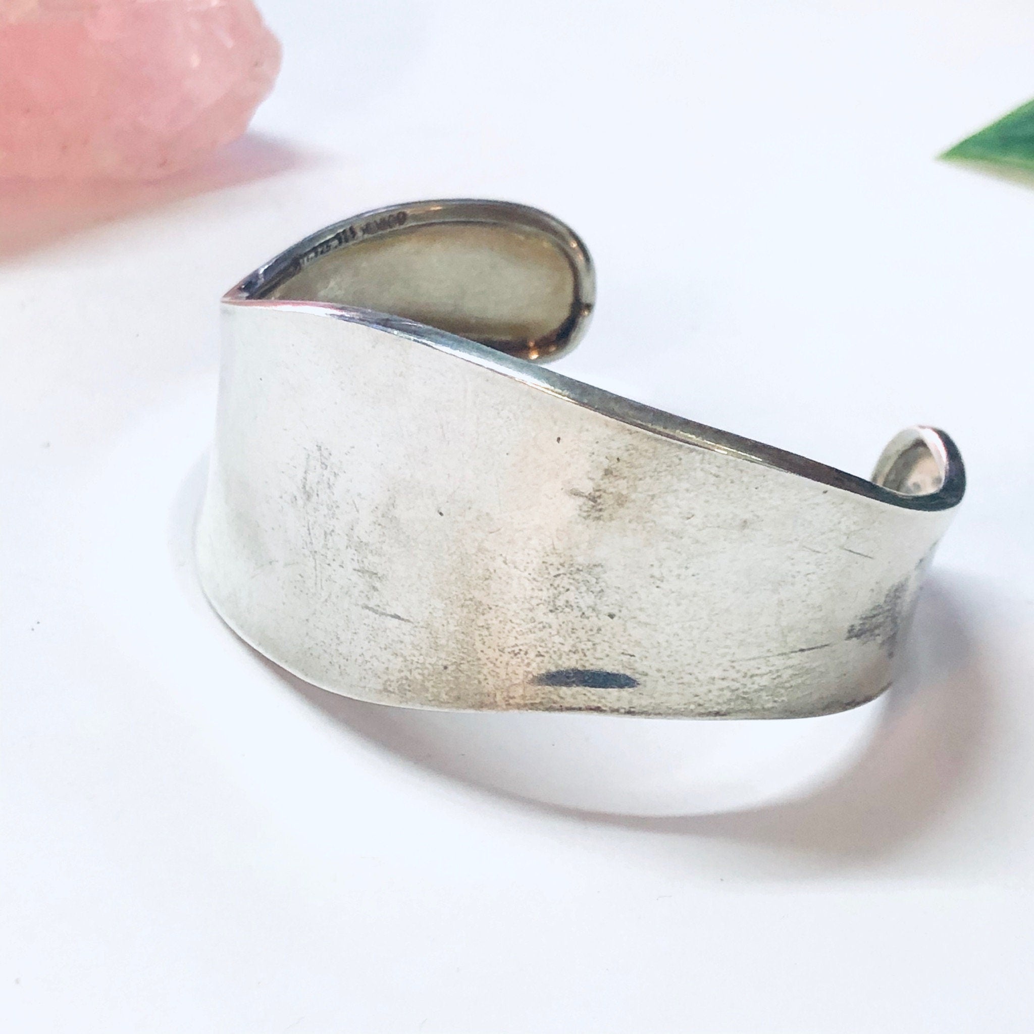 Vintage Bracelet, Silver Bracelet, Cuff Bracelet, Silver Cuff, Unique Jewelry, Minimalist Cuff, Sleek Jewelry, Vintage Jewelry, 925 Cuff