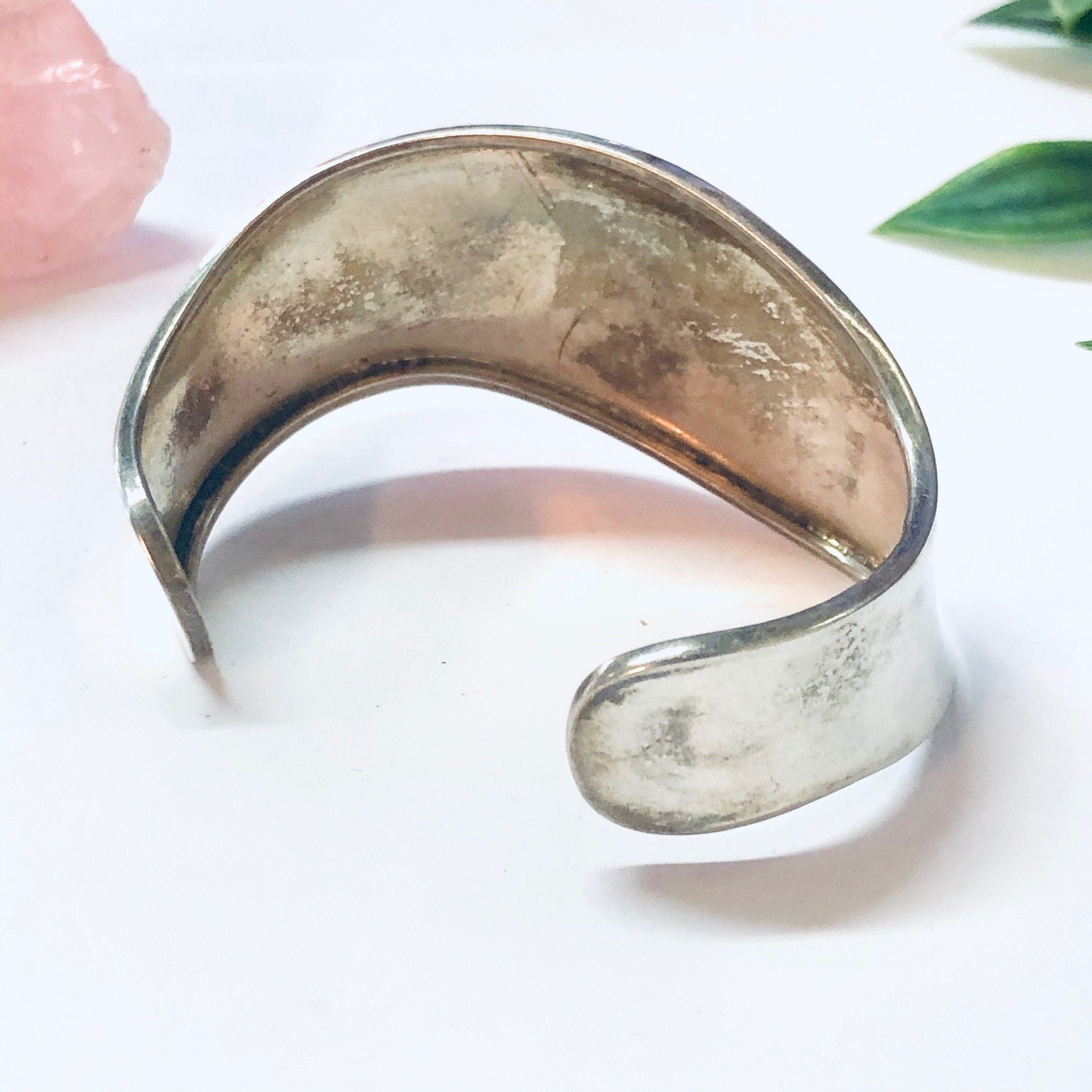 Vintage Bracelet, Silver Bracelet, Cuff Bracelet, Silver Cuff, Unique Jewelry, Minimalist Cuff, Sleek Jewelry, Vintage Jewelry, 925 Cuff