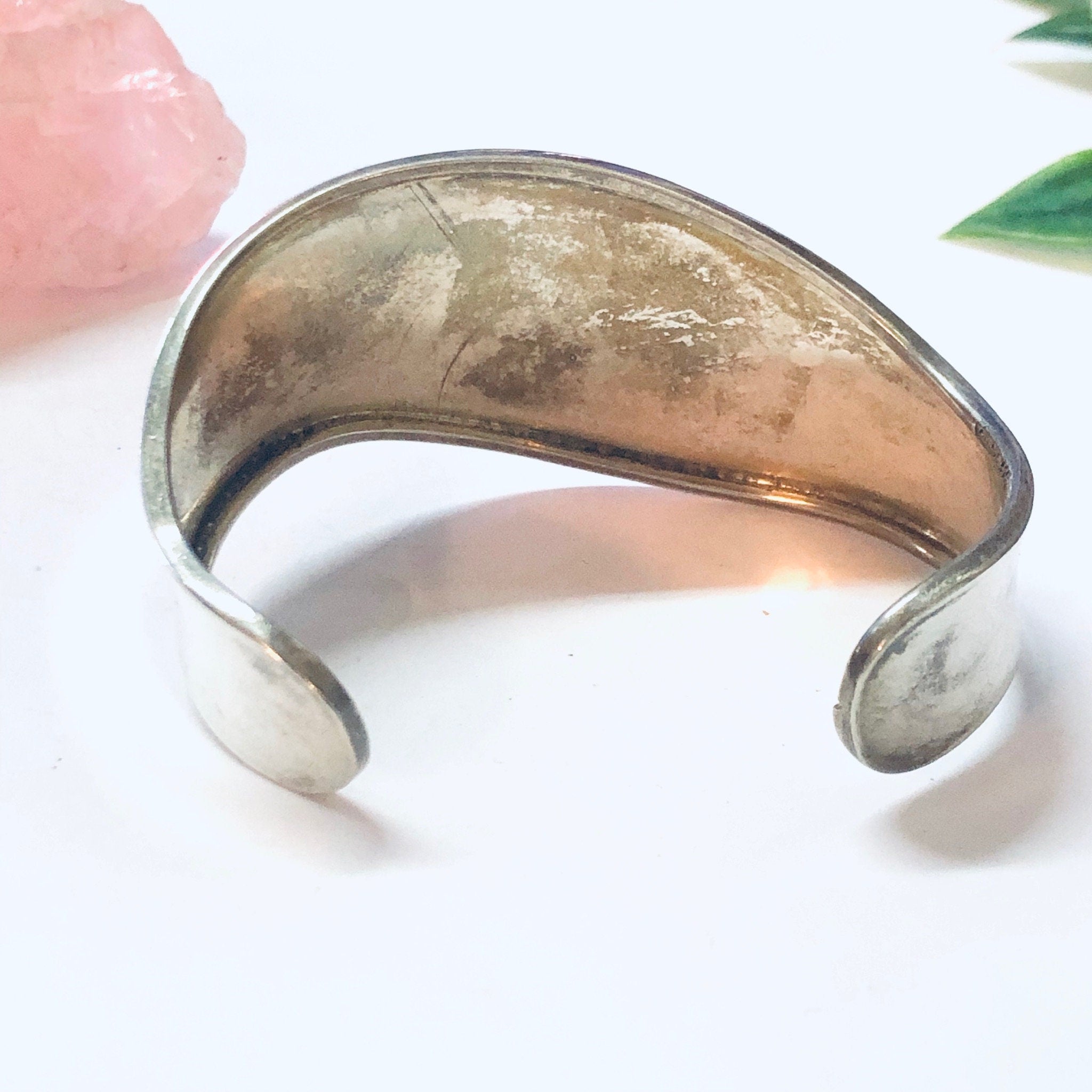 Vintage Bracelet, Silver Bracelet, Cuff Bracelet, Silver Cuff, Unique Jewelry, Minimalist Cuff, Sleek Jewelry, Vintage Jewelry, 925 Cuff