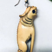 Antique Foo Dog Earrings, Antique Earrings, Vintage Earrings, Dangle Earrings, Foo Dogs, Claw Earrings, Unique Jewelry, Vintage Jewelry, Dog