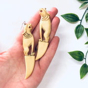 Antique Foo Dog Earrings, Antique Earrings, Vintage Earrings, Dangle Earrings, Foo Dogs, Claw Earrings, Unique Jewelry, Vintage Jewelry, Dog