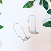 Vintage Earrings, Silver Earrings, Bird Earrings, Dangle Earrings, Unique Jewelry, Vintage Jewelry, Threaded Earrings, Pierced Ears, 925