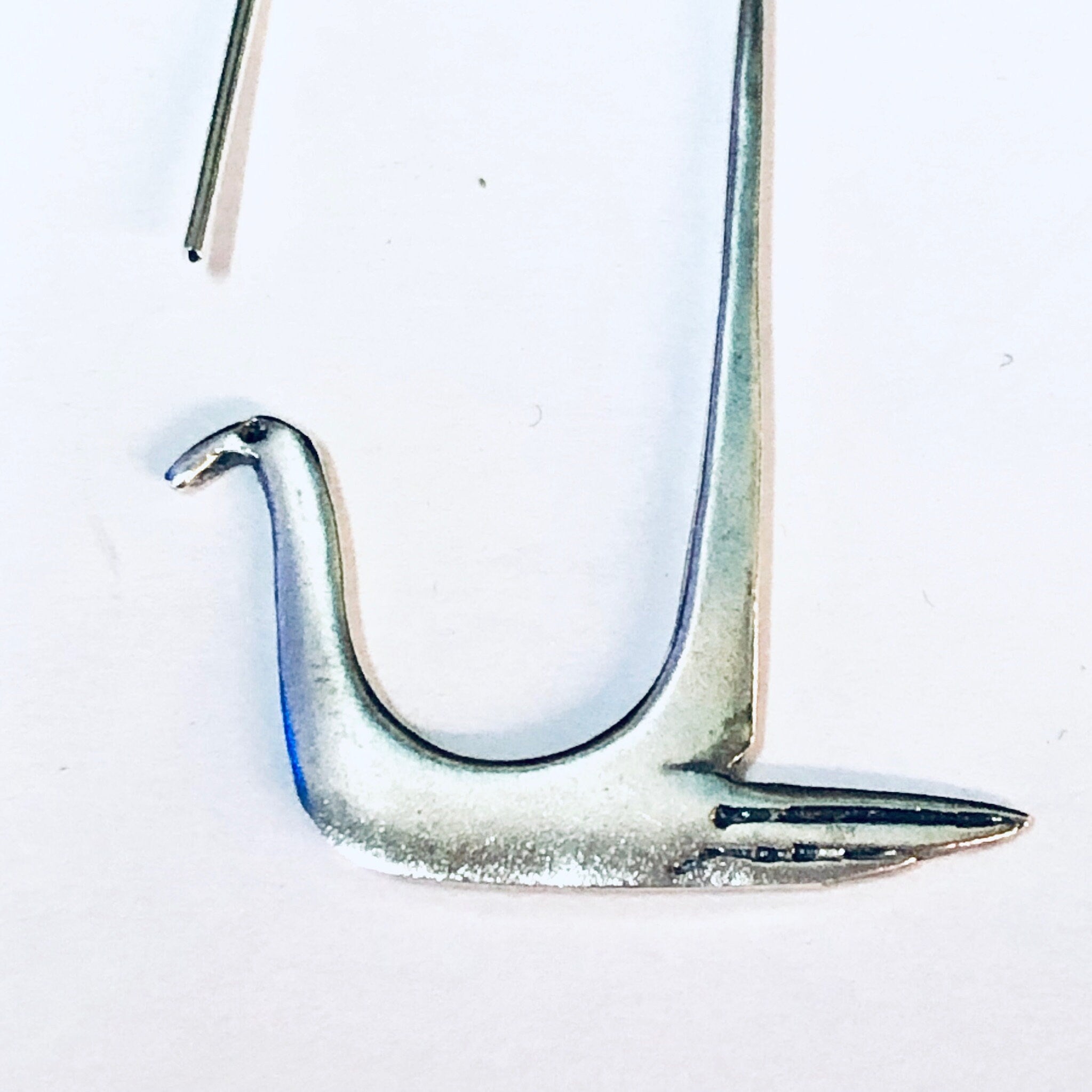 Vintage Earrings, Silver Earrings, Bird Earrings, Dangle Earrings, Unique Jewelry, Vintage Jewelry, Threaded Earrings, Pierced Ears, 925