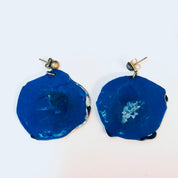 Vintage Earrings, Unique Jewelry, Costume Jewelry, Pieced Ears, Vintage Jewelry, Oil Slick Earrings, Oil Slick Design, Peacock Earrings,