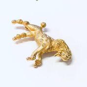 Vintage Brooch, Gold Toned Brooch, Vintage Pin, Poodle Brooch, Poodle Jewelry, Gemstone Poodle, Dog Jewelry, Dog Lover, Unique Pin, Vintage
