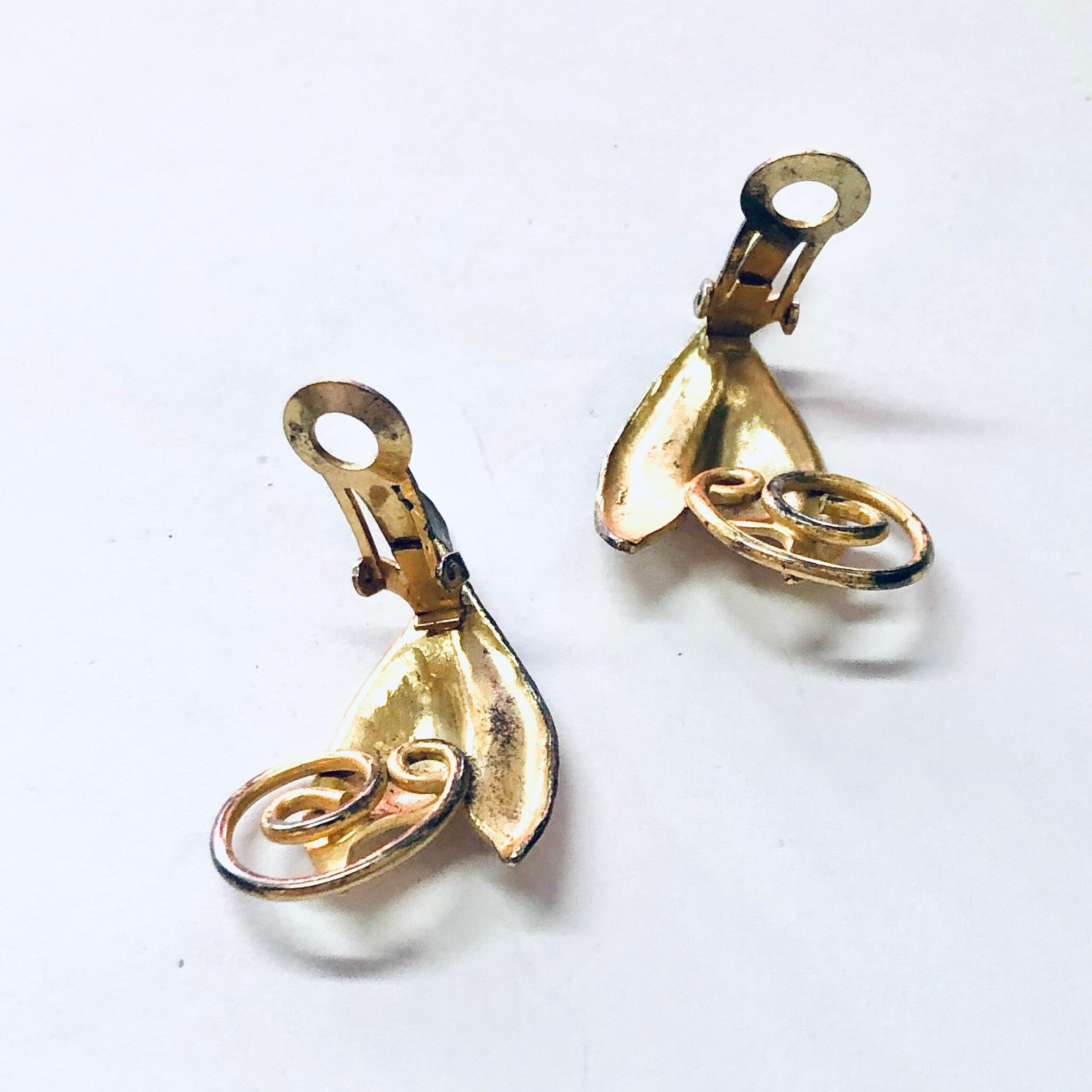 Vintage Brooch, Clip On Earrings, Napier Set, Sterling Silver Napier, Vermeil Napier Pin, Leaf Jewelry, Leaf Brooch, Silver Napier, Vermeil