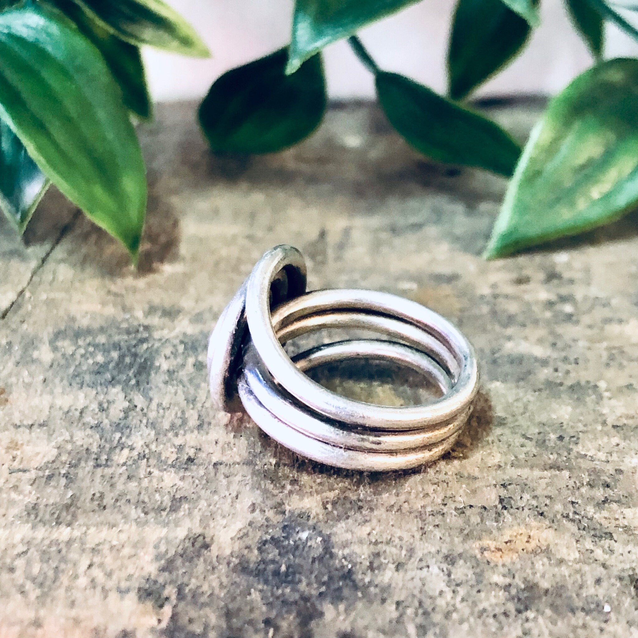 Vintage Ring, Silver Ring, Swirl Ring, Unique Jewelry, Statement Jewelry, Vintage Jewelry, Modernist Ring, Boho Style, Bohemian Jewelry, 925