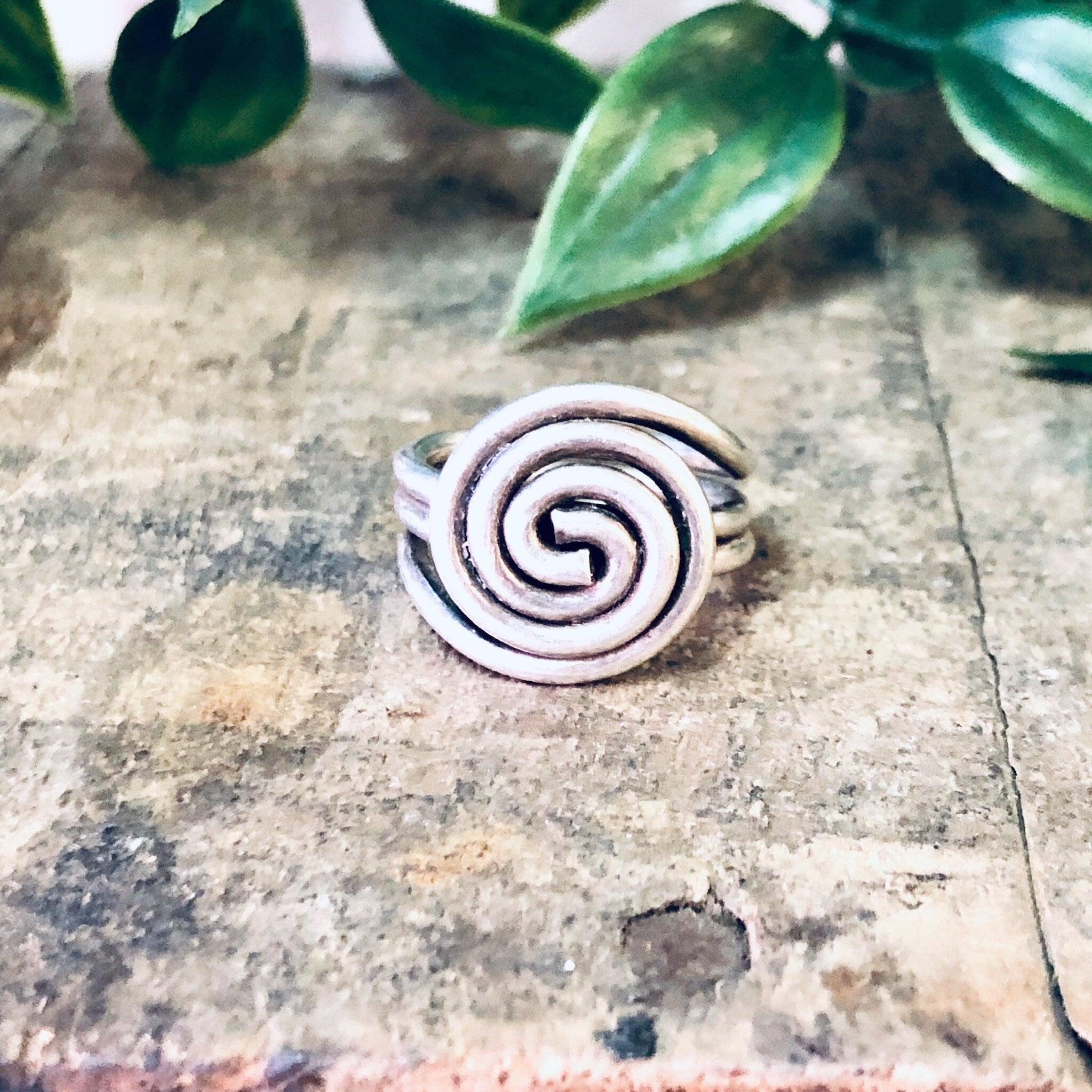 Vintage Ring, Silver Ring, Swirl Ring, Unique Jewelry, Statement Jewelry, Vintage Jewelry, Modernist Ring, Boho Style, Bohemian Jewelry, 925
