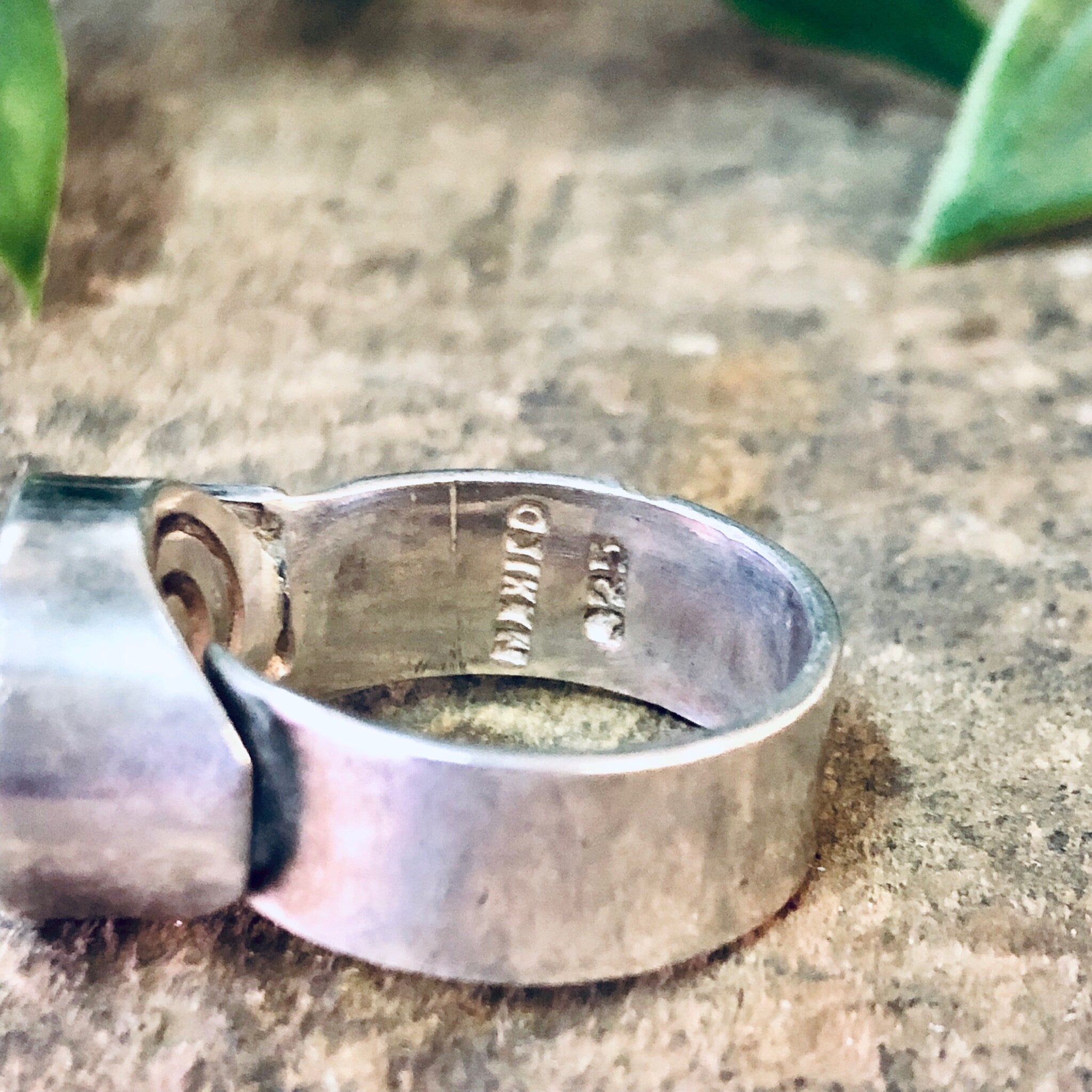 Vintage Ring, Silver Ring, Swirl Design Ring, Modernist Jewelry, Vintage Jewelry, Statement Ring, Boho Style, Thick Band Ring, Bohemian 925
