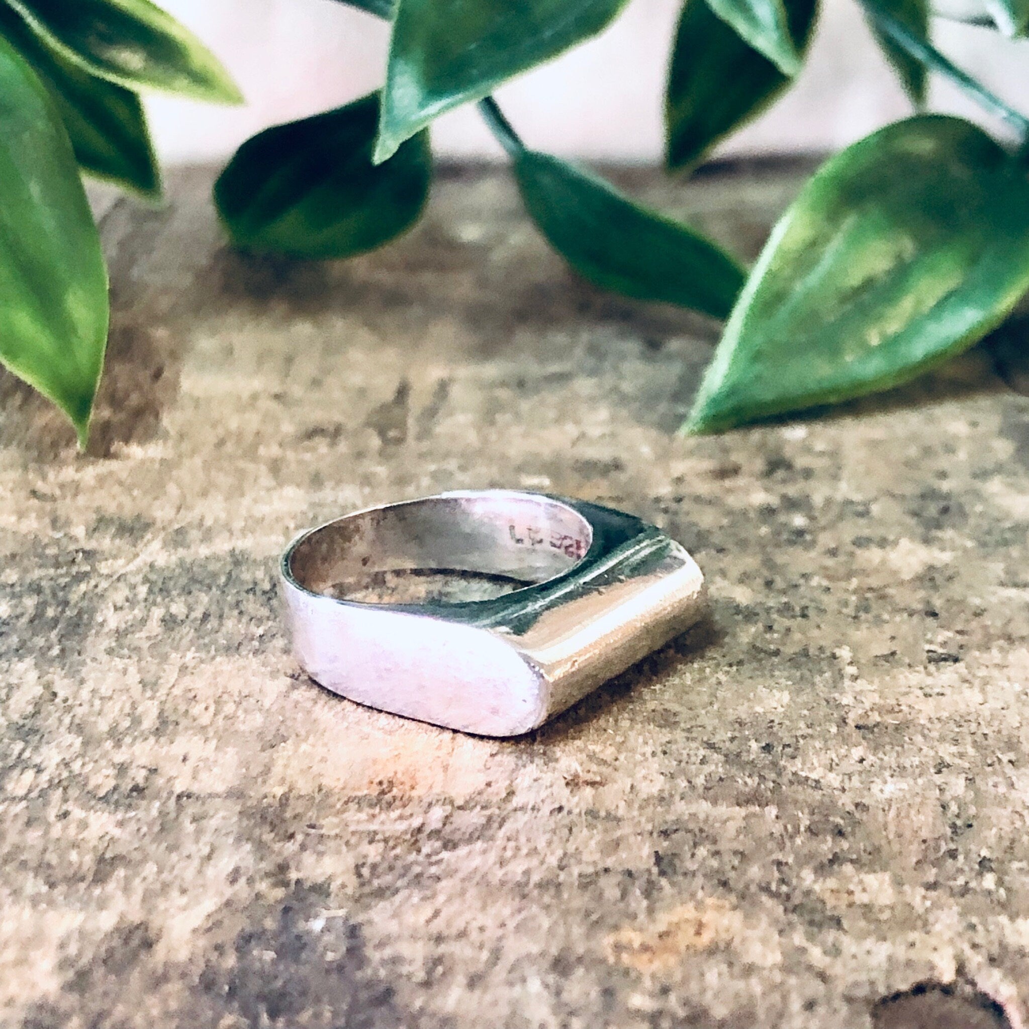 Vintage Ring, Silver Ring, Simple Jewelry, Vintage Jewelry, Band Ring, Modernist Jewelry, Modern Ring, 925 Ring, Sleek Jewelry, Unique Ring