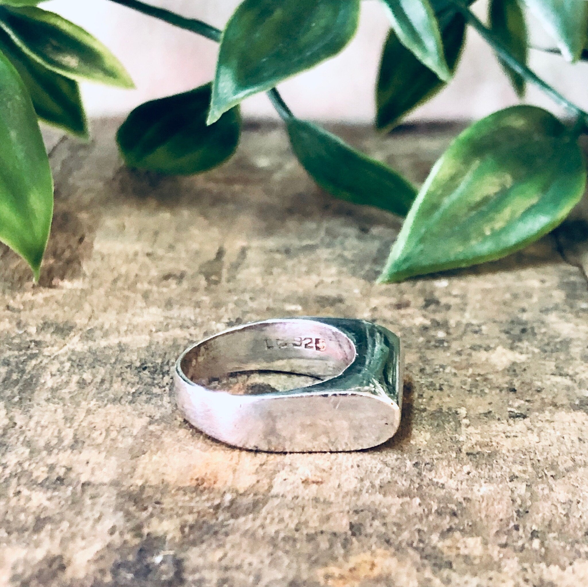 Vintage Ring, Silver Ring, Simple Jewelry, Vintage Jewelry, Band Ring, Modernist Jewelry, Modern Ring, 925 Ring, Sleek Jewelry, Unique Ring