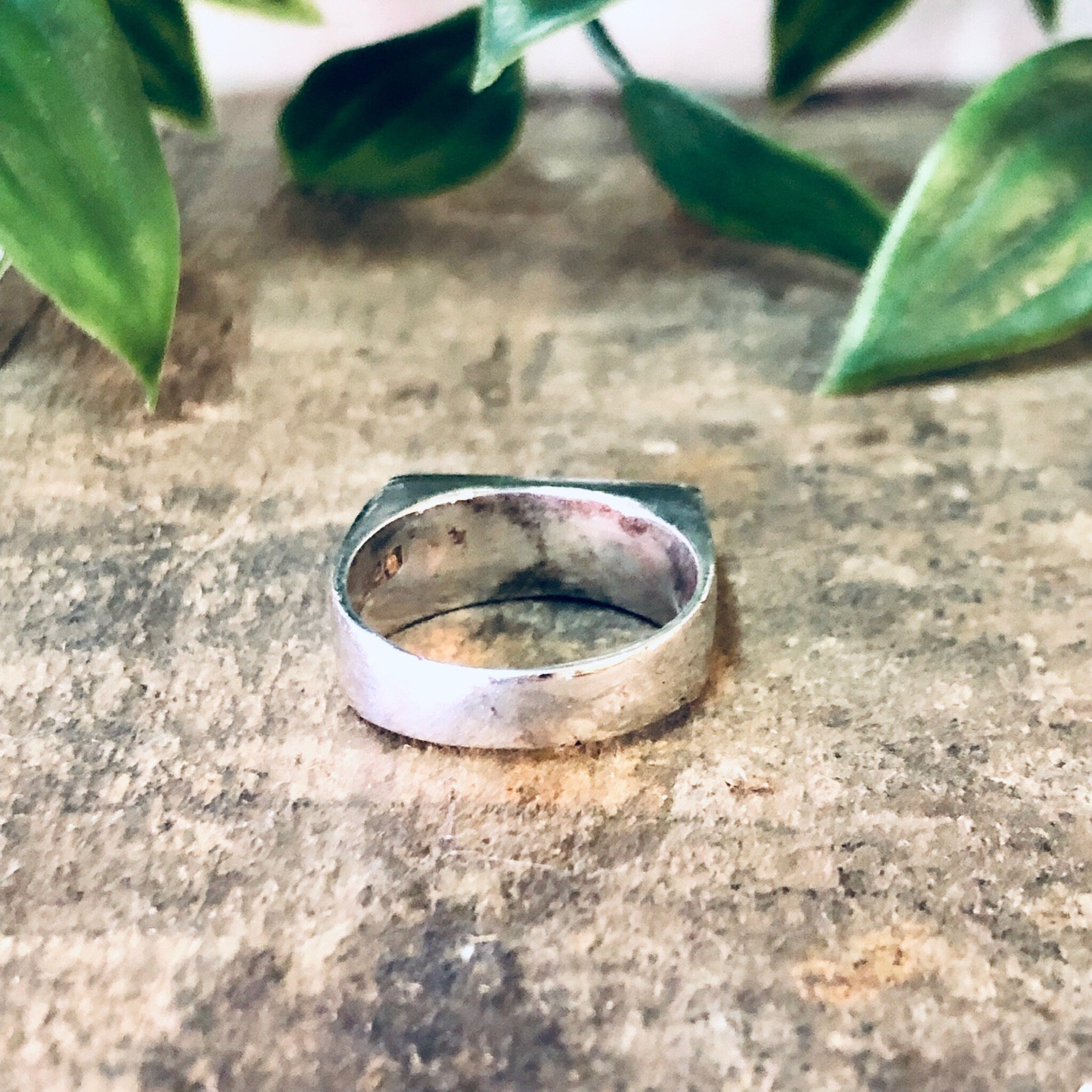 Vintage Ring, Silver Ring, Simple Jewelry, Vintage Jewelry, Band Ring, Modernist Jewelry, Modern Ring, 925 Ring, Sleek Jewelry, Unique Ring
