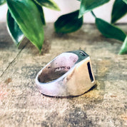 Vintage Ring, Silver Ring, Adam and Eve Ring, Forbidden Fruit, Tree of Life, Religious Jewelry, Unique Jewelry, Vintage Jewelry, 925 Ring