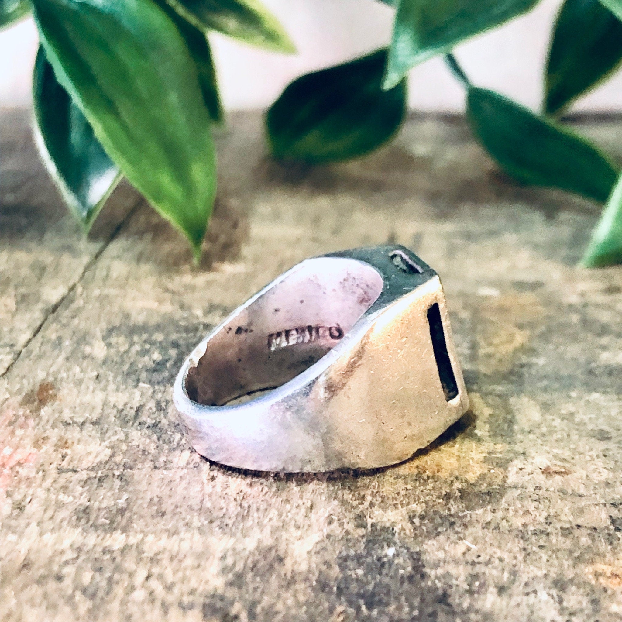 Vintage Ring, Silver Ring, Adam and Eve Ring, Forbidden Fruit, Tree of Life, Religious Jewelry, Unique Jewelry, Vintage Jewelry, 925 Ring