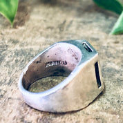 Vintage Ring, Silver Ring, Adam and Eve Ring, Forbidden Fruit, Tree of Life, Religious Jewelry, Unique Jewelry, Vintage Jewelry, 925 Ring