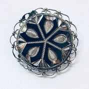 Vintage Brooch, Silver Brooch, Vintage Pendant, Silver Pendant, Pendant Necklace, Round Pendant, Unique Jewelry, Vintage jewelry, 925 brooch