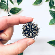 Vintage Brooch, Silver Brooch, Vintage Pendant, Silver Pendant, Pendant Necklace, Round Pendant, Unique Jewelry, Vintage jewelry, 925 brooch