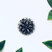 Vintage Brooch, Silver Brooch, Vintage Pendant, Silver Pendant, Pendant Necklace, Round Pendant, Unique Jewelry, Vintage jewelry, 925 brooch