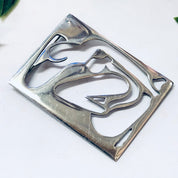 Vintage Pin, Vintage Brooch, Abstract Jewelry, Womans Body Pin, Abstract Lady Pin, Modernist Brooch, Unique Jewelry, 925 Brooch, Cut Out