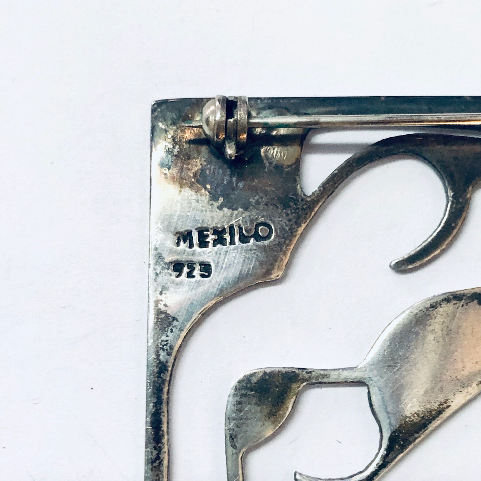 Vintage Pin, Vintage Brooch, Abstract Jewelry, Womans Body Pin, Abstract Lady Pin, Modernist Brooch, Unique Jewelry, 925 Brooch, Cut Out
