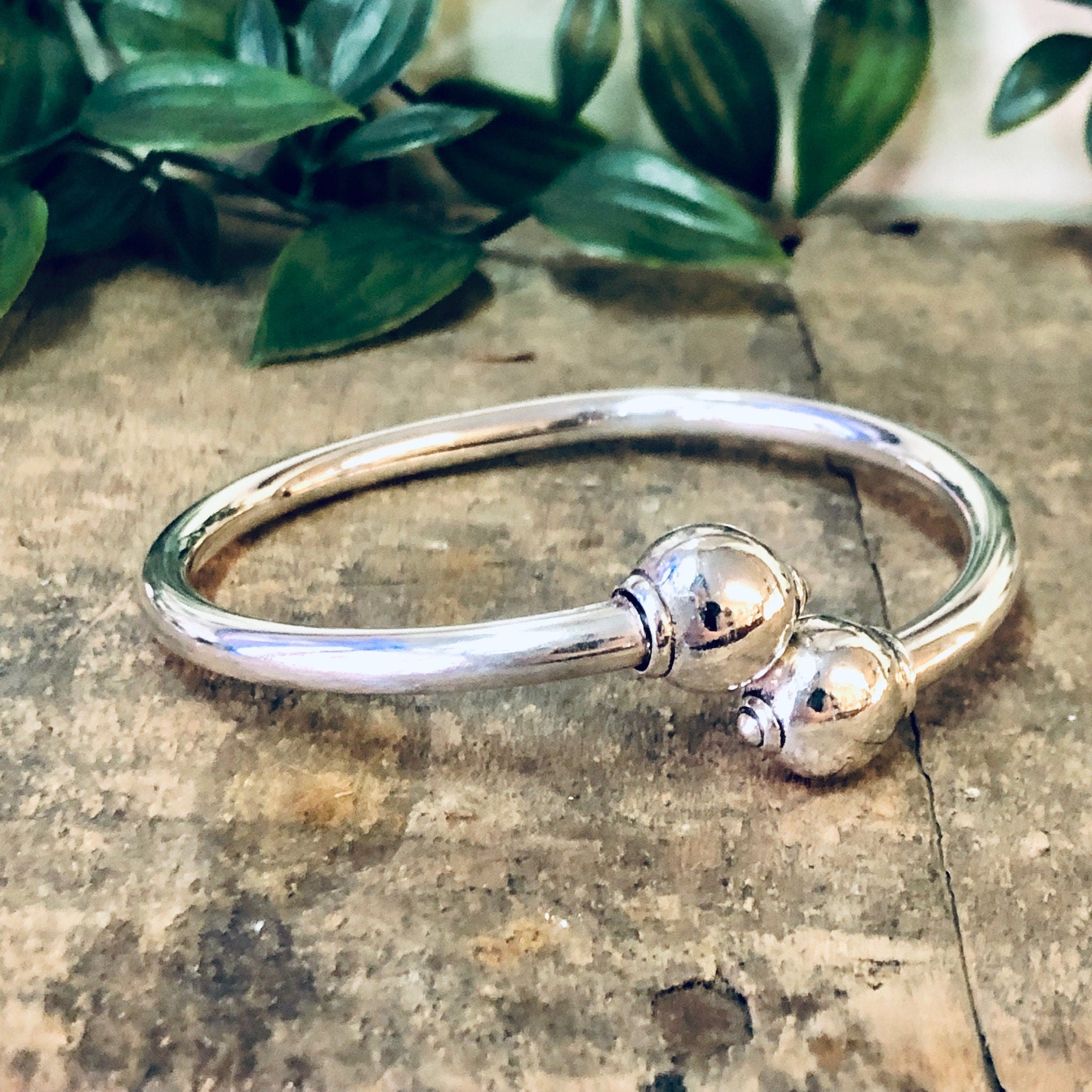 Vintage Bracelet, Silver Bracelet, Bangle Bracelet, Unique Jewelry, Wrap Bracelet, Cuff Bracelet, Twist Bangle, Simple Jewelry, 925 Bracelet