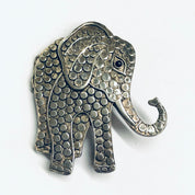 Elephant Brooch, Darlene Elephant Pin, Animal Jewelry, Lucky Elephant, Vintage Elephant Pin, Animal Lover Gift