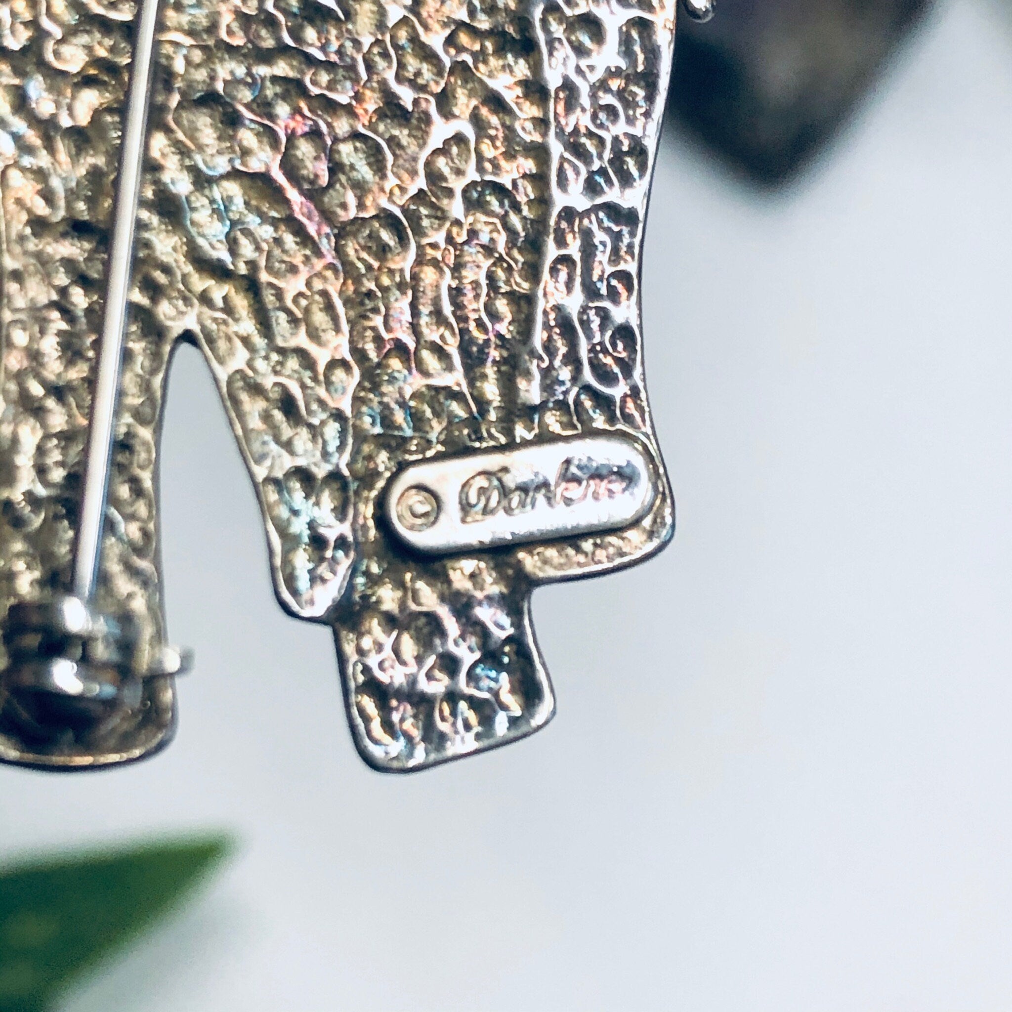 Elephant Brooch, Darlene Elephant Pin, Animal Jewelry, Lucky Elephant, Vintage Elephant Pin, Animal Lover Gift