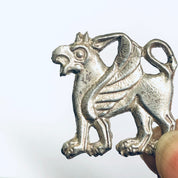 Vintage Animal Pin, Small Silver Brooch, Vintage Silver Jewelry, Animal Jewelry, Unique Pin, Winged Animal