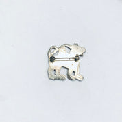 Vintage Animal Pin, Small Silver Brooch, Vintage Silver Jewelry, Animal Jewelry, Unique Pin, Winged Animal