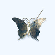 Beau Sterling Butterfly Pin, Vintage Butterfly Brooch, Silver Butterfly Jewelry, Insect Jewelry