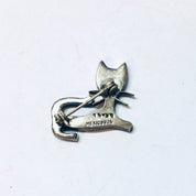 Vintage Brooch, Vintage Pin, Silver Pin, Cat Pin, Cat Brooch, Animal Jewelry, Cat Jewelry, Vintage Jewelry, Small Pin, Cat Lover Pin, 925