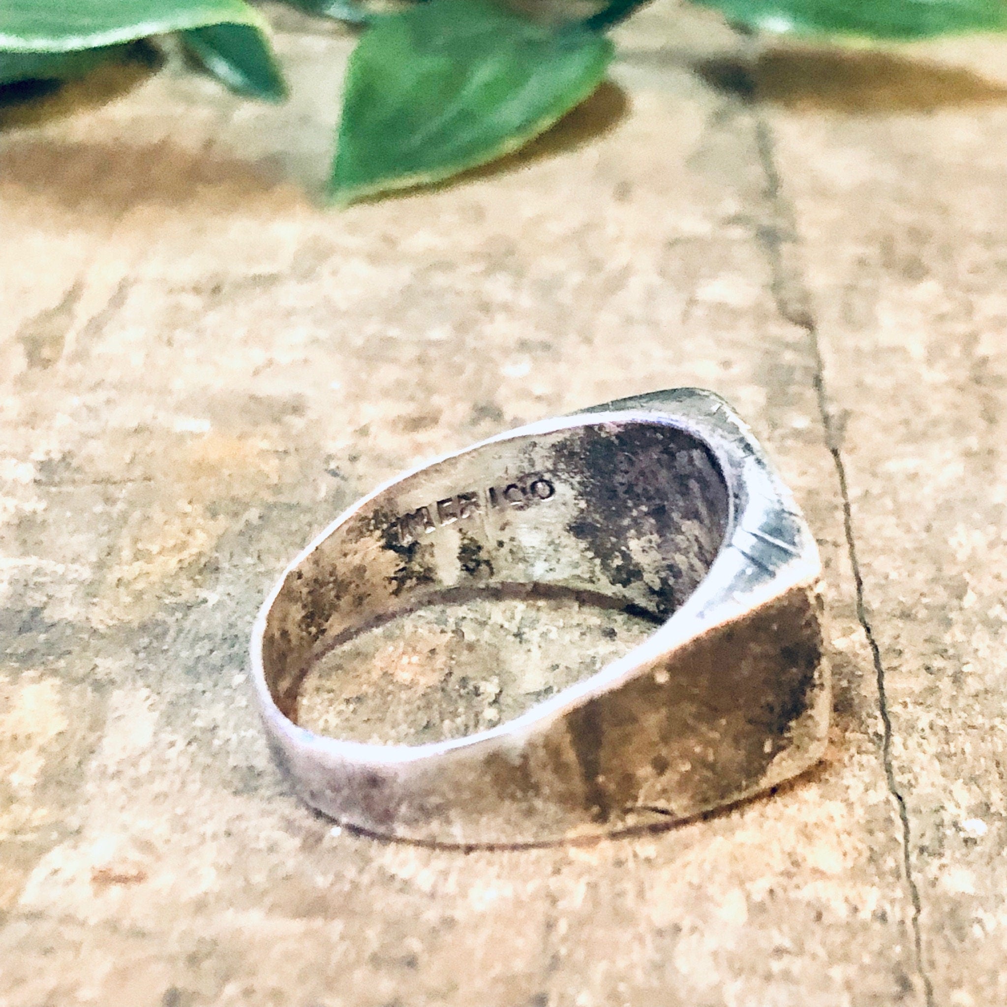 Vintage Ring, Silver Ring, Face Ring, Copper Face, Brass Ring, Statement Jewelry, Unique Ring, Face Jewelry, Vintage Jewelry, Statement Ring
