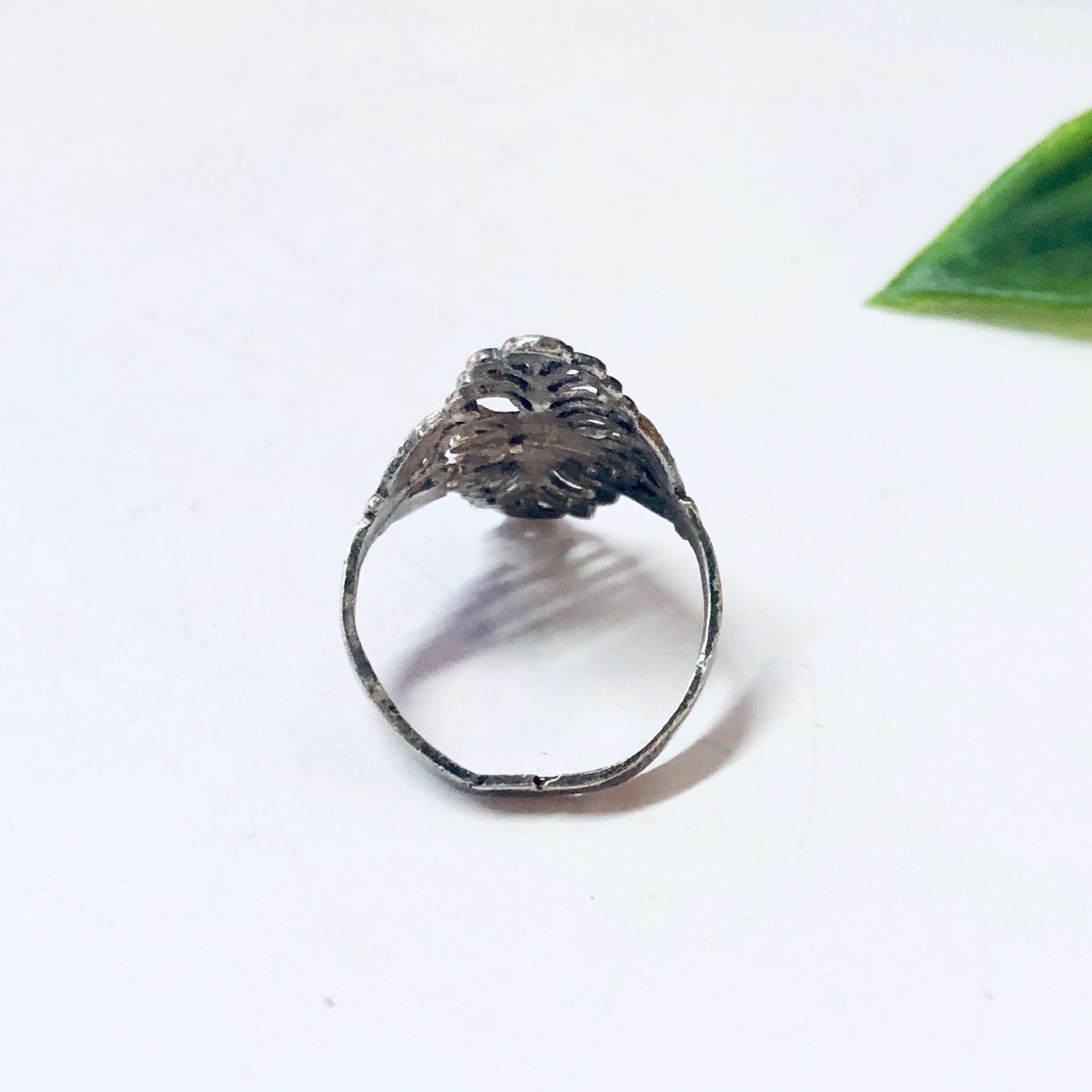Vintage Ring, Silver Ring, Unique Jewelry, Vintage Jewelry, Cut Out Ring, Etched Silver Ring, Unique Ring, Antique Ring, 925 Ring,
