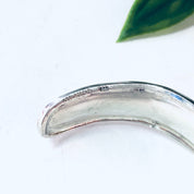 Vintage Bracelet, Cuff Bracelet, Silver Bracelet, Silver Cuff, Concave Cuff, Unique Jewelry, Vintage Jewelry, Sleek Bracelet, Small Cuff,