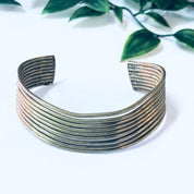 Vintage Bracelet, Brass Bracelet, Brass Cuff, Cuff Bracelet, Unique Jewelry, Vintage Jewelry, Brass Jewelry, Unique Bracelet, Multi Strand