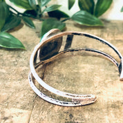 Vintage Bracelet, Cuff Bracelet, Vintage Cuff, Pewter Bracelet, Green Stone, Malachite Stone, Malachite Jewelry, Vintage Jewelry, Green