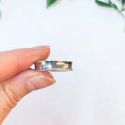 Vintage Ring, Silver Ring, Band Ring, Concave Band, Simple Jewelry, Sleek Ring, Wedding Band, Wedding Jewelry, Thin Band, Vintage Jewelry