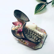 Vintage Brooch, Lady Face Brooch, Vintage Pin, Lady in a Hat, Costume Jewelry, Face Jewelry, Unique Pin, Vintage Jewelry, Pink Brooch, Hat