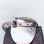 Vintage Brooch, Lady Face Brooch, Vintage Pin, Lady in a Hat, Costume Jewelry, Face Jewelry, Unique Pin, Vintage Jewelry, Pink Brooch, Hat