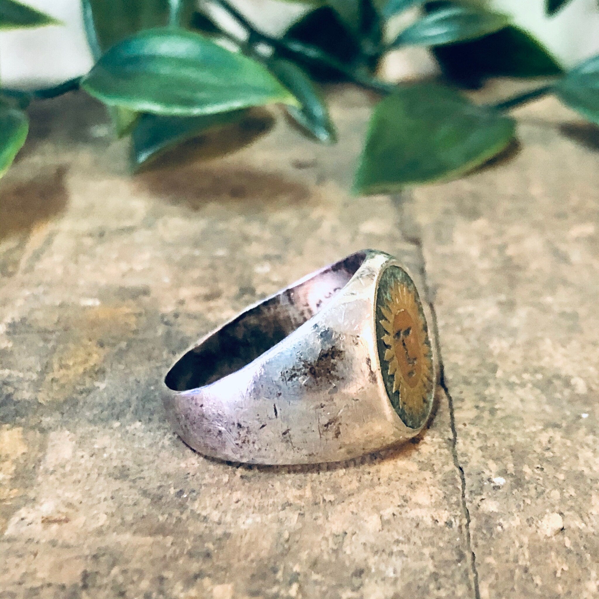 Vintage Ring, Silver Ring, Sun Ring, Sun Face Ring, Sun Jewelry, Vintage Jewelry, Unique Ring, Large Ring, Statement Jewelry, 925 Ring, Sun